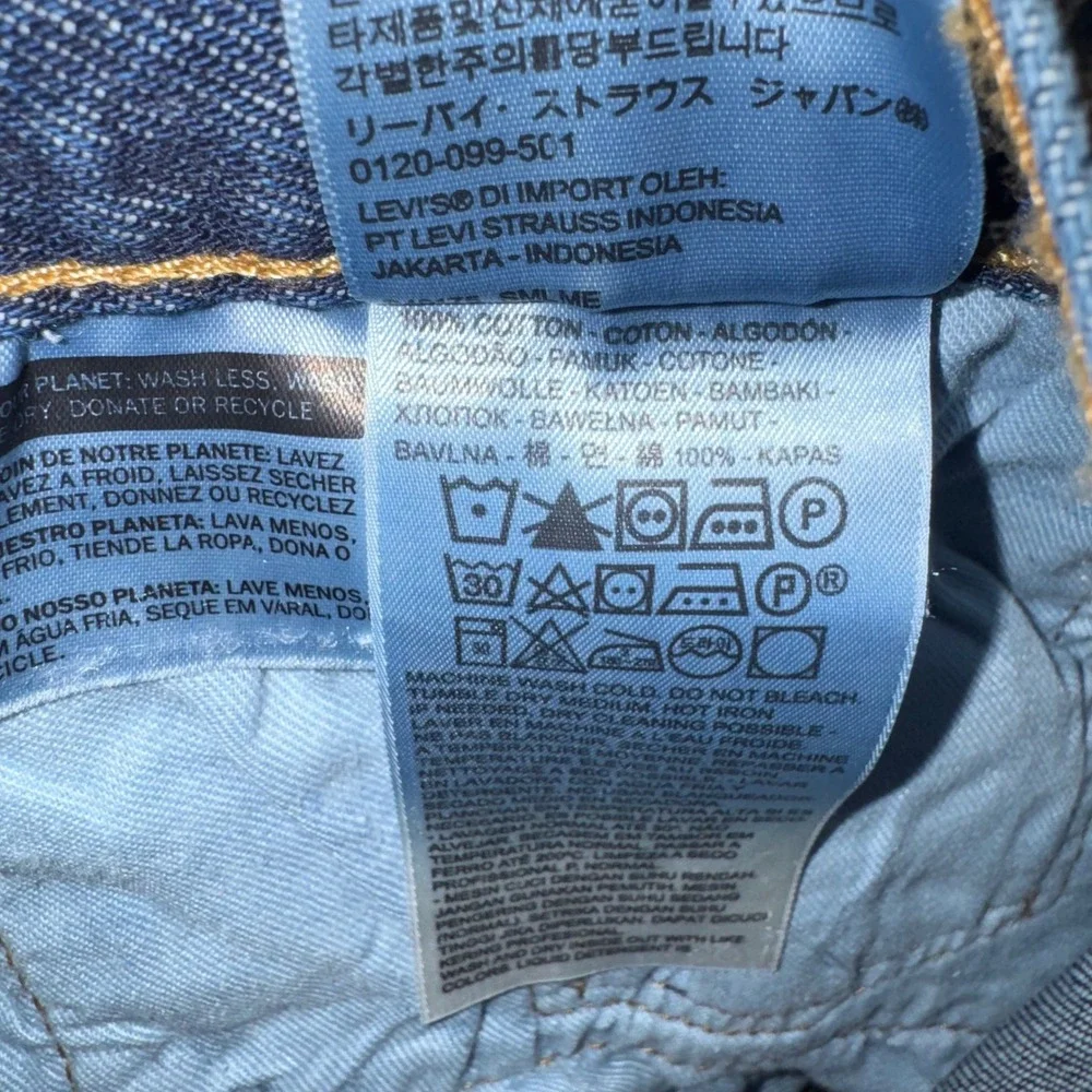 Levi's 501 Original Jeans Mens Big & Tall Button Fly Blue 42x34 NEW